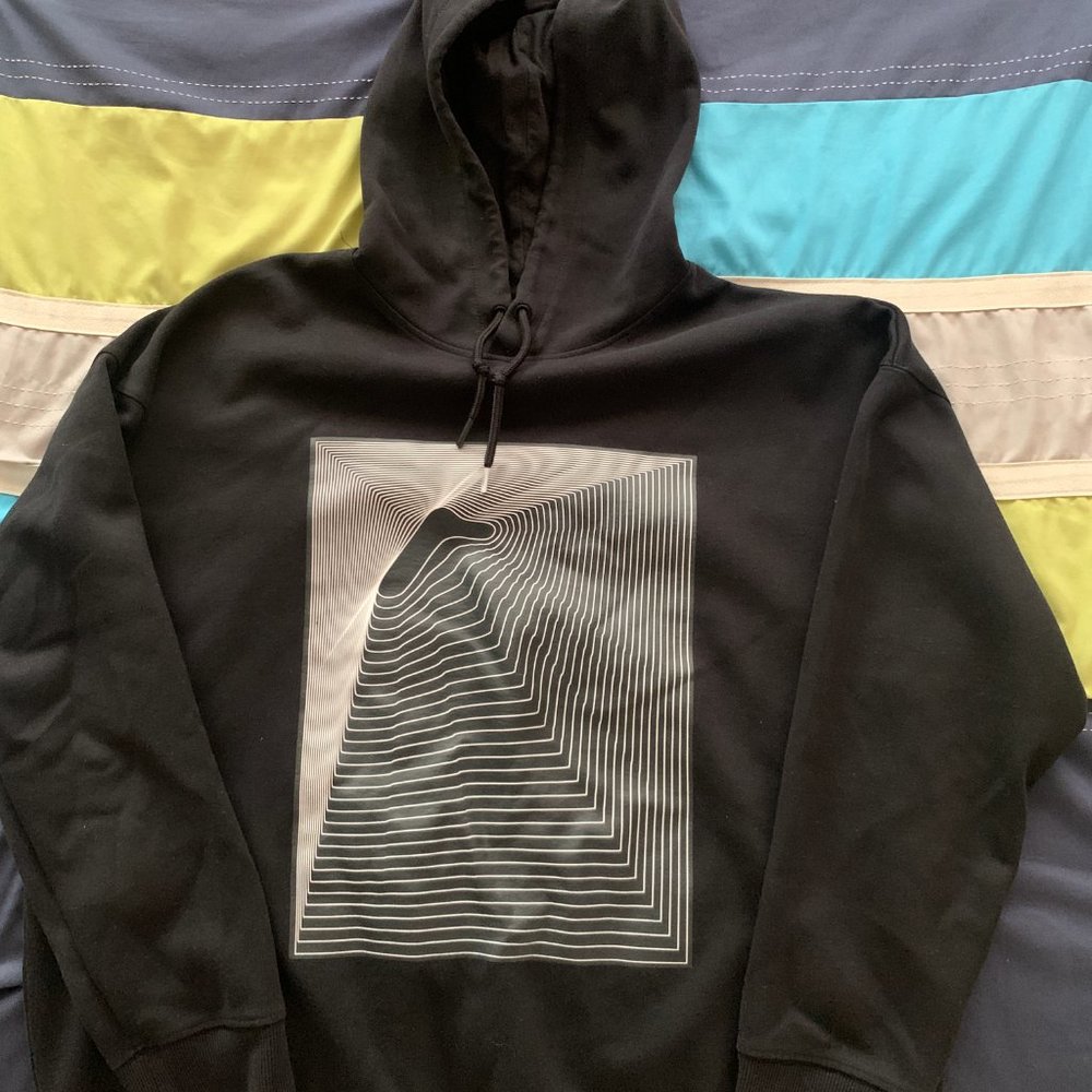 Black H&M Hoodie with Motif